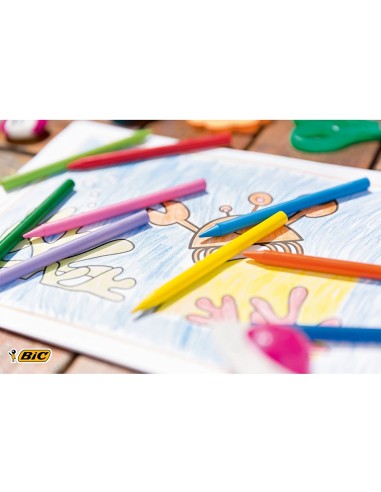 CI | Lapices cera plastidecor caja de 12 colores