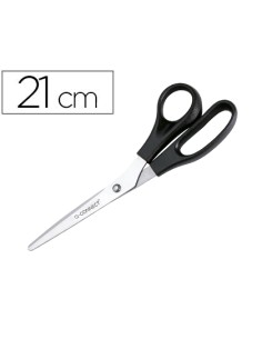 CI | Tijera oficina q-connect para zurdos 8" 21 cm