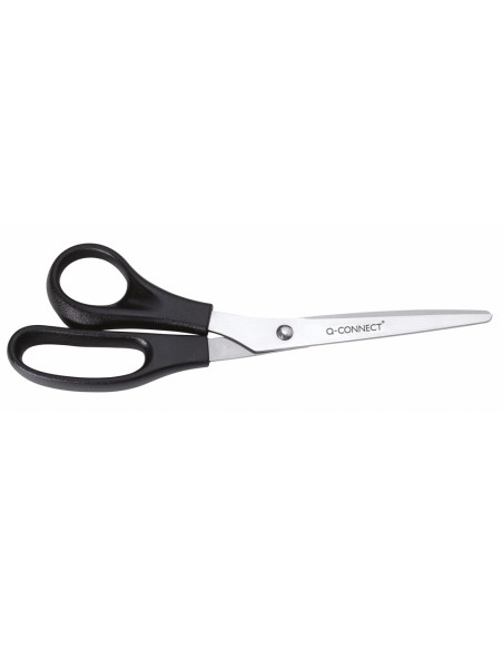 CI | Tijera oficina q-connect para zurdos 8" 21 cm