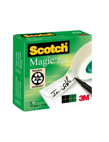 CI | Cinta adhesiva scotch-magic 33 mt x 19 mm