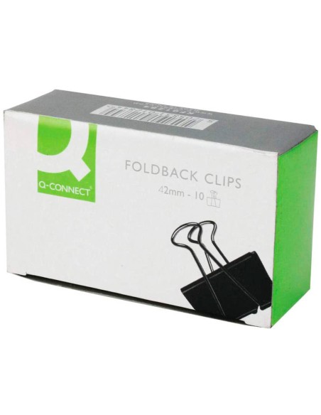 CI | Pinza metalica q-connect reversible n.4 41 mm caja de 10 unidades
