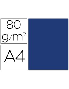 CI | Papel color liderpapel a4 80g/m2 azul oscuro paquete...