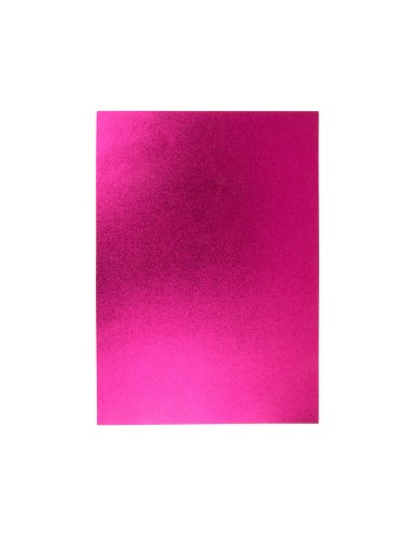 CI | Goma eva con purpurina liderpapel 50x70cm 60g/m2 espesor 2mm rosa