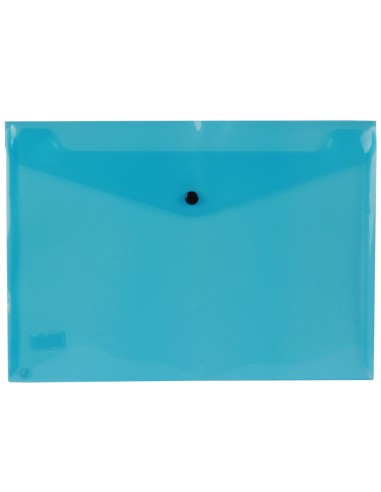 CI | Carpeta liderpapel dossier broche 34042 polipropileno din a4 azul transparente 50 hojas