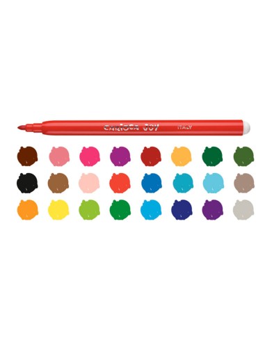 CI | Rotulador carioca joy caja de 24 colores