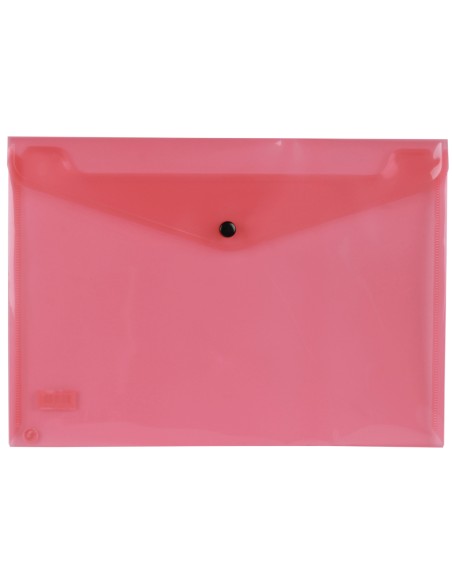 CI | Carpeta liderpapel dossier broche 34040 polipropileno din a4 roja transparente 50 hojas