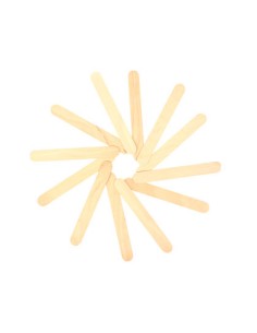 CI | Palillos de madera color natural 150x18 mm bolsas de...