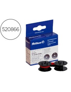 CI | Cinta para maquina pelikan grupo 51 nylon negro/rojo