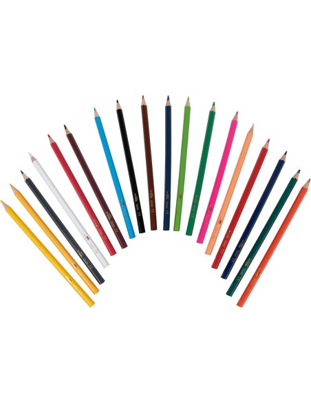 CI | Lapices de colores liderpapel caja de 18 colores