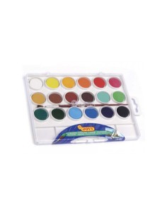 CI | Acuarela jovi 18 colores estuche de plastico