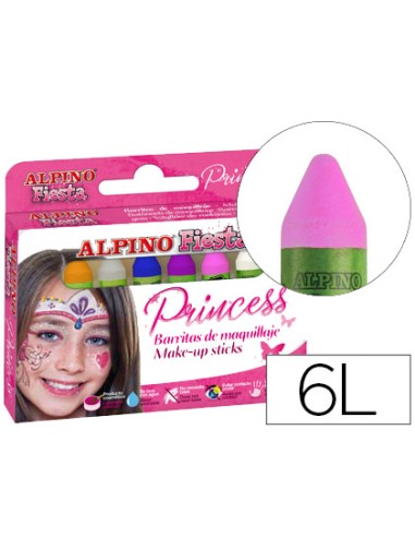 CI | Barra maquillaje alpino estuche de maquillaje princess6 colores