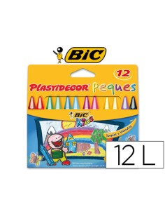 CI | Lapices plastidecor peques caja de 12 colores