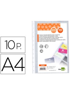 CI | Recambio fundas liderpapel din a4 para tarjetero...