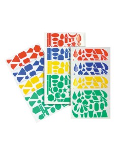 CI | Gomets figuras surtidas 706 -bolsa de 20 hojas