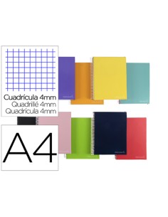 CI | Cuaderno espiral liderpapel a4 micro jolly tapa...