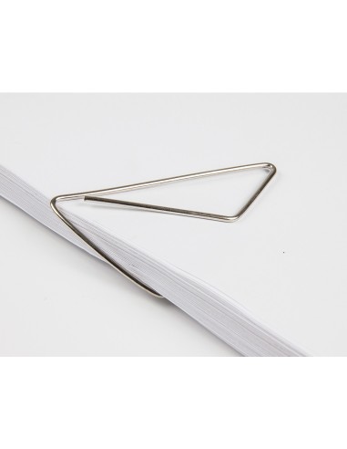 CI | Clips pajarita niquelados -caja de 50...