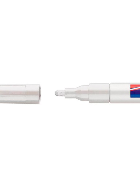 CI | Rotulador edding punta fibra 750 blanco punta redonda 2-4 mm