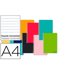 CI | Cuaderno espiral liderpapel a4 micro jolly tapa...