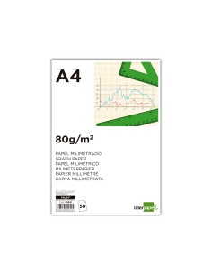 CI | Bloc papel milimetrado liderpapel encolado 210x297mm... 2