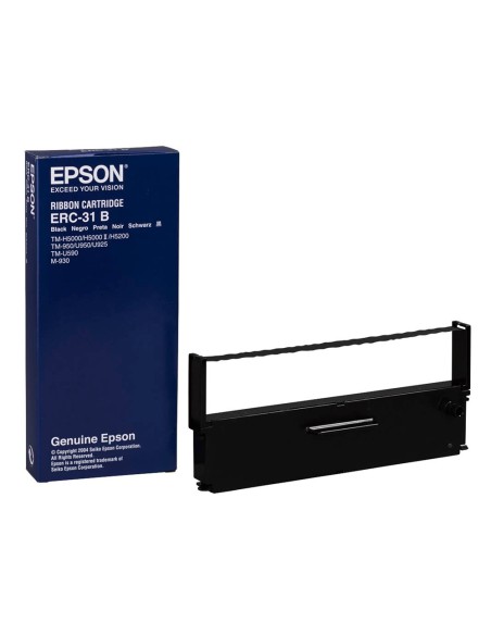 CI | Cinta impresora epson erc-31b negra m-930 tm-930 930ii 950 u950 u925 h5000 u590