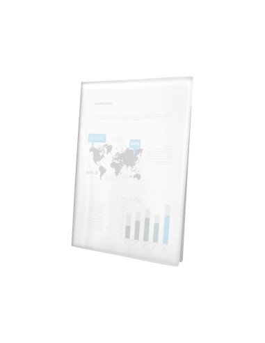 CI | Carpeta liderpapel escaparate 47494 30 fundas polipropileno traslucida din a4 transparente frosty