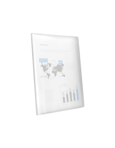 CI | Carpeta liderpapel escaparate 47494 30 fundas polipropileno traslucida din a4 transparente frosty
