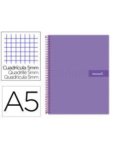 CI | Cuaderno espiral liderpapel a5 micro crafty tapa...