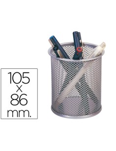 CI | Cubilete portalapices q-connect rejilla metal plata...