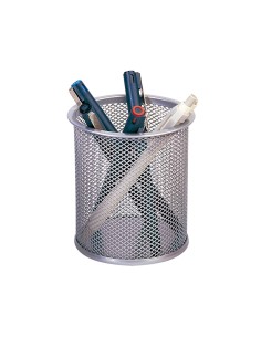 CI | Cubilete portalapices q-connect rejilla metal plata... 2