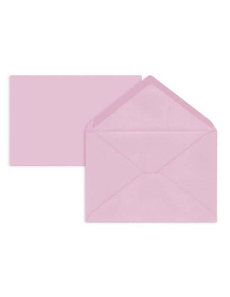 CI | Sobre liderpapel c6 rosa palido 114x162 mm 80gr pack de15 unidades
