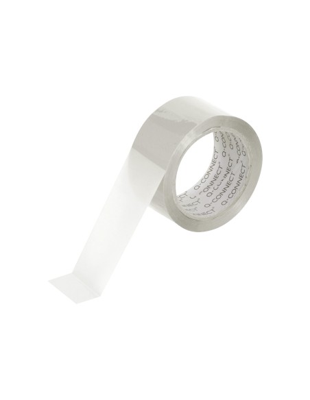 CI | Cinta adhesiva q-connect polipropileno transparente 66 mt x 75 mm para embalaje