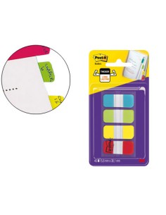 CI | Banderitas separadoras rigidas dispensador 4 colores...