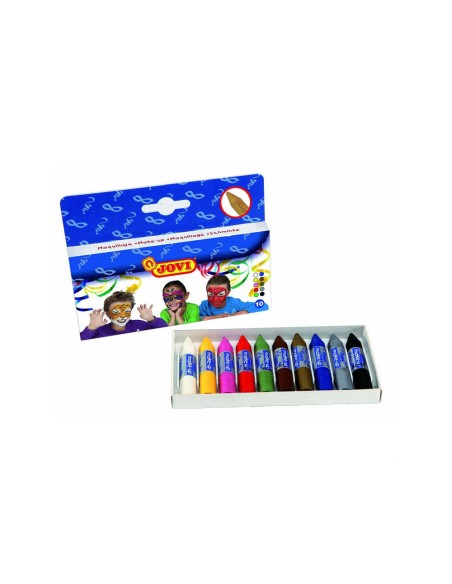CI | Barra maquillaje jovi caja de 10 colores surtidos