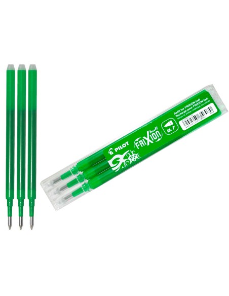 CI | Recambio boligrafo pilot frixion ball verde caja de 3 unidades