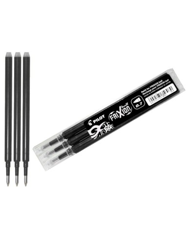 CI | Recambio boligrafo pilot frixion ball negro caja de 3 unidades