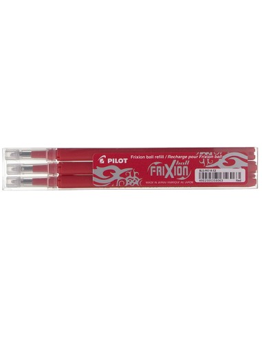 CI | Recambio boligrafo pilot frixion ball rojo caja de 3 unidades