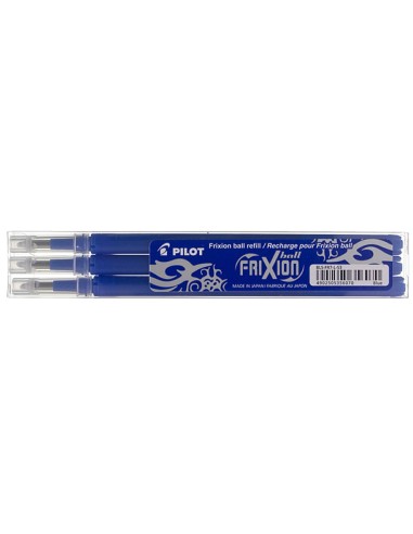 CI | Recambio boligrafo pilot frixion ball azul caja de 3 unidades