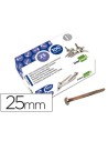 CI | Encuadernadores liderpapel n.5 25 mm -caja de 100 niquelados