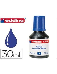 CI | Tinta rotulador edding t-25 azul -frasco de 30 ml