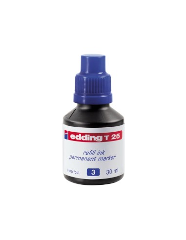 CI | Tinta rotulador edding t-25 azul -frasco de 30 ml