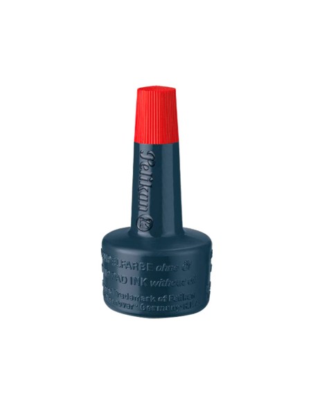 CI | Tinta tampon pelikan rojo frasco de 28 ml