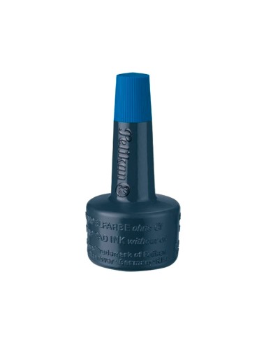 CI | Tinta tampon pelikan azul frasco de 28 ml