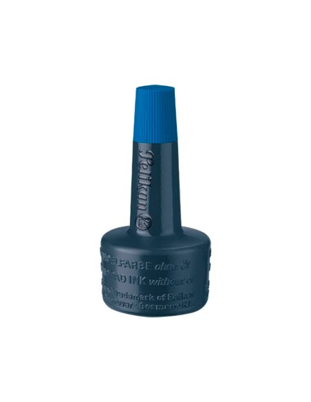 CI | Tinta tampon pelikan azul frasco de 28 ml