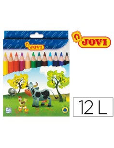 CI | Lapices de colores jovi maxi triangulares estuche de...