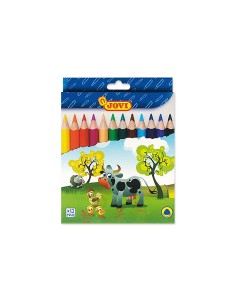 CI | Lapices de colores jovi maxi triangulares estuche de... 2