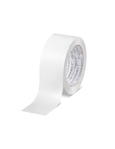 CI | Cinta adhesiva q-connect polipropileno blanca 66 mt x 75 mm para embalaje
