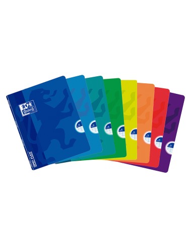 CI | Libreta escolar oxford openflex tapa flexible optik paper 48 hojas din a4 rayado horizontal colores surtidos