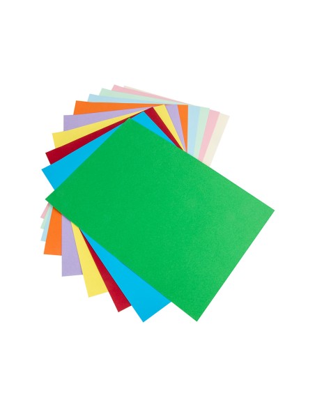 CI | Papel color liderpapel a4 80g/m2 10 colores surtidos paquete de 100