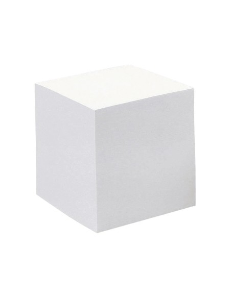 CI | Taco papel quo vadis encolado blanco 680 hojas 100% reciclado 90 g/m2 90x90x90 mm