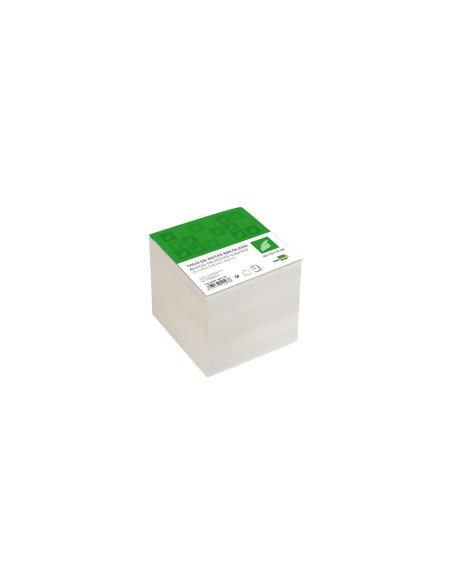 CI | Taco liderpapel encolado 100 x 100 x 100mm blanco